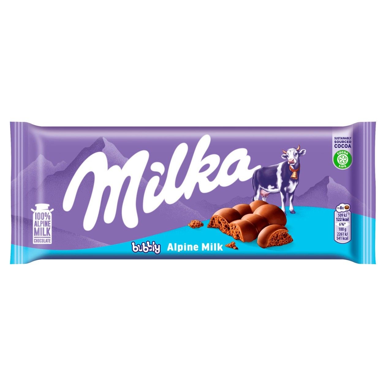 Milka Bubbly Alpine Milk 90g