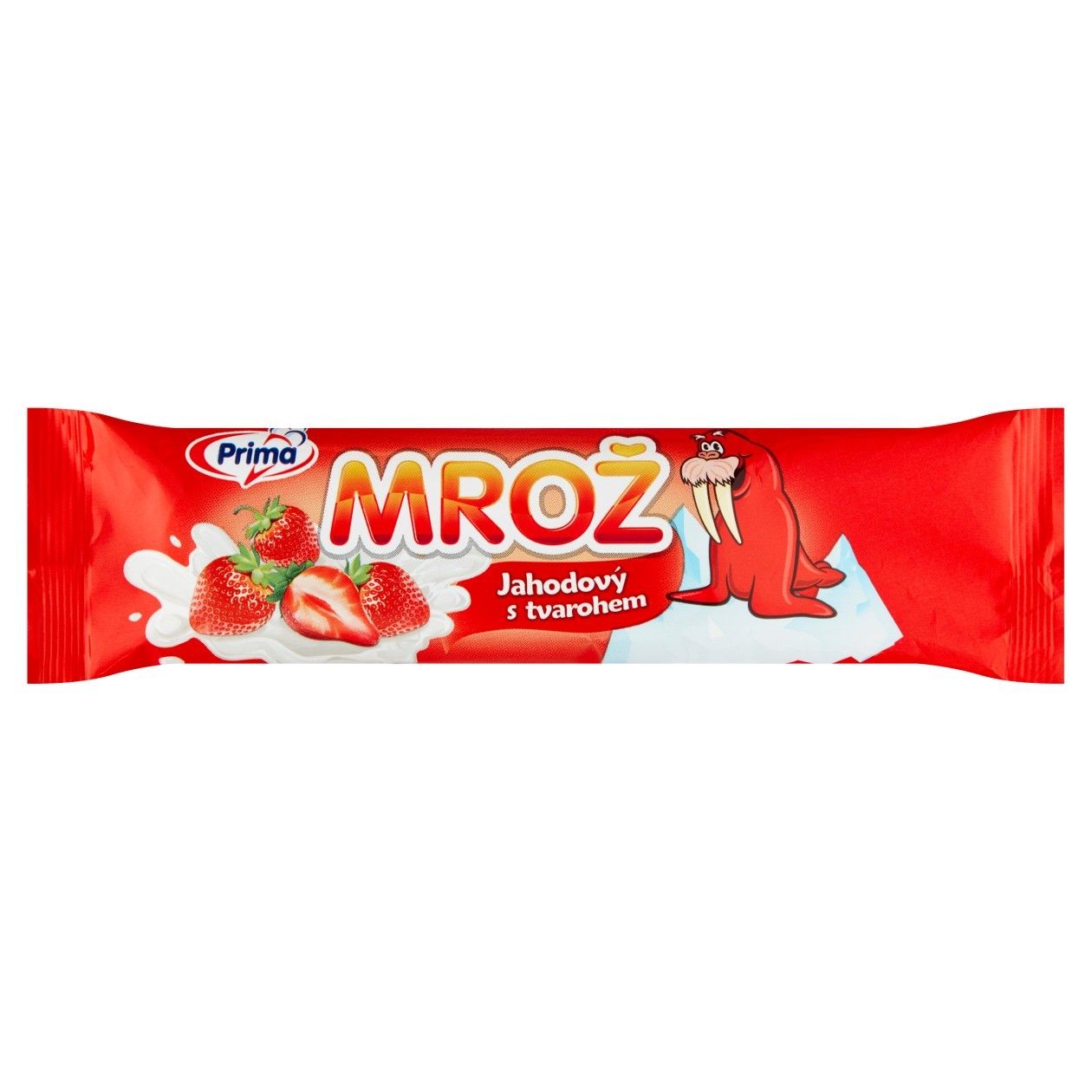 Prima Mrož Jahodový S Tvarohem V Kakaové Polevě 45Ml