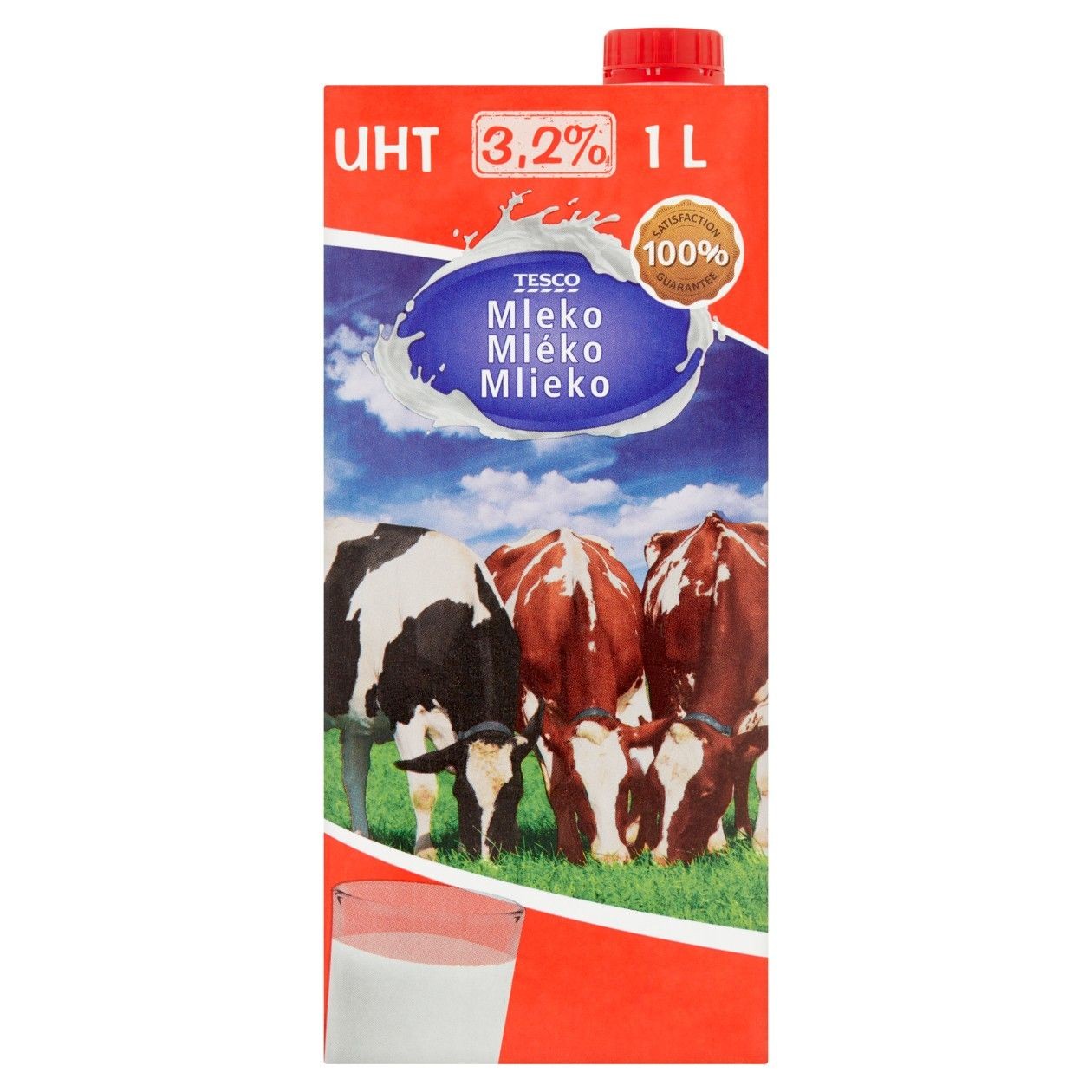 Tesco mléko Uht Plnotoučné 3,5% 1L