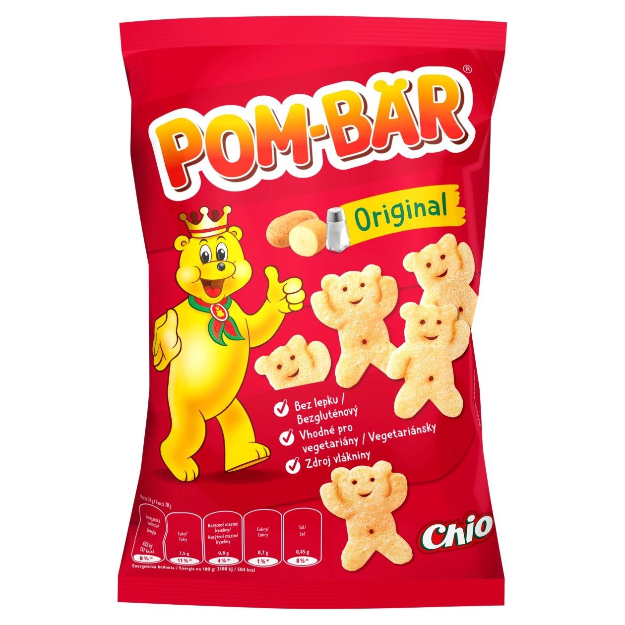 Pom-Bär Smažený Bramborový Snack Solený 50g