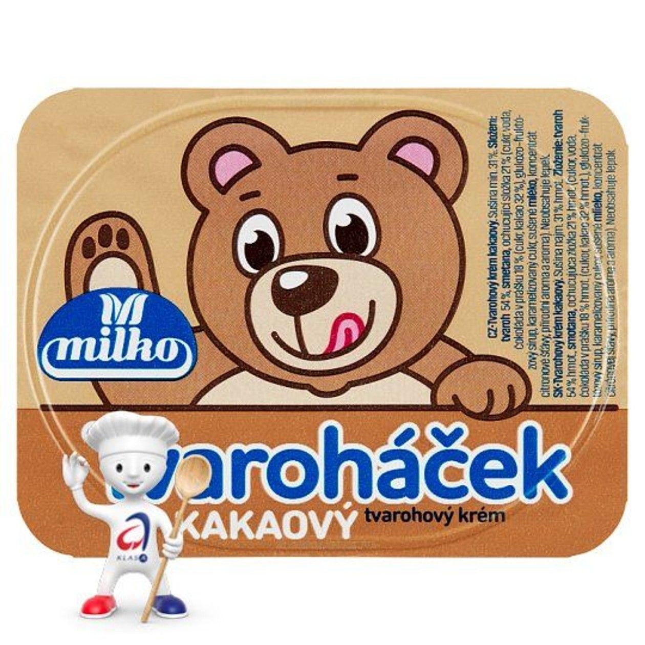 Milko Tvaroháček Kakaový Tvarohový Krém 90g