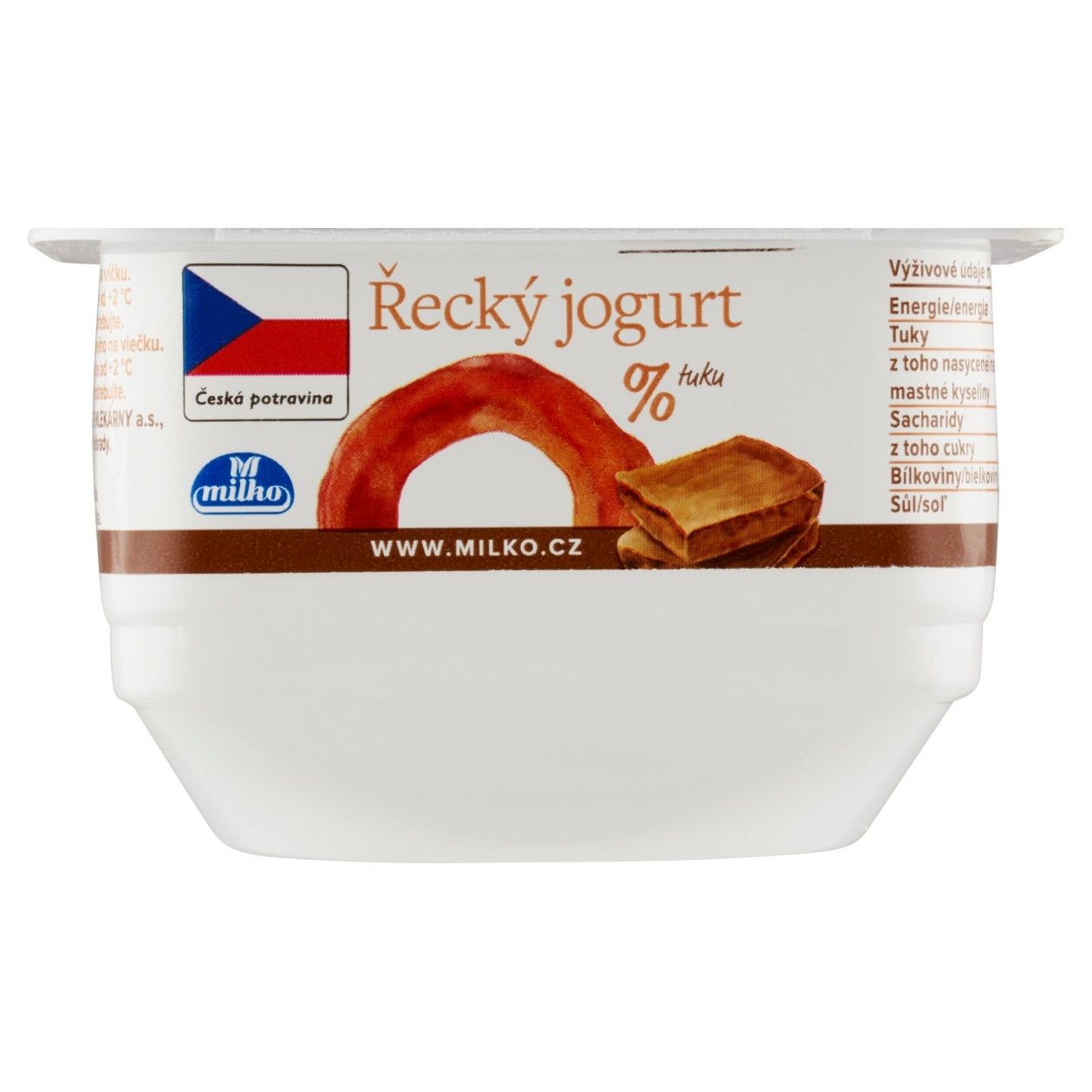 Milko Řecký Jogurt 0% Čokoláda 140g