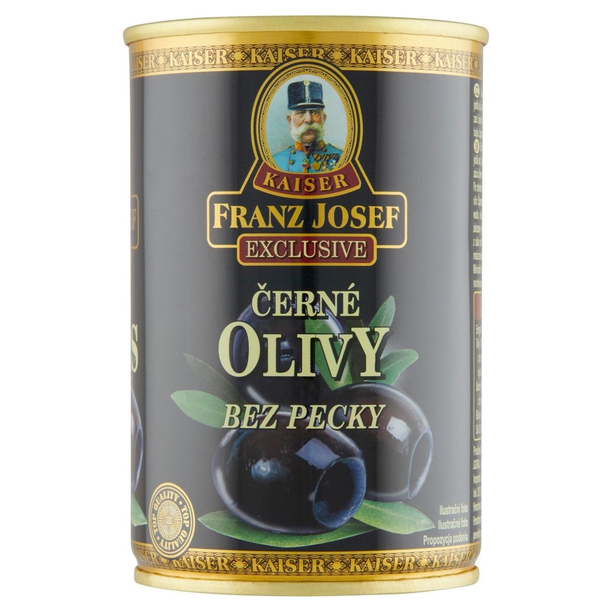 Franz Josef Kaiser Exclusive Černé Olivy Bez Pecky 300g