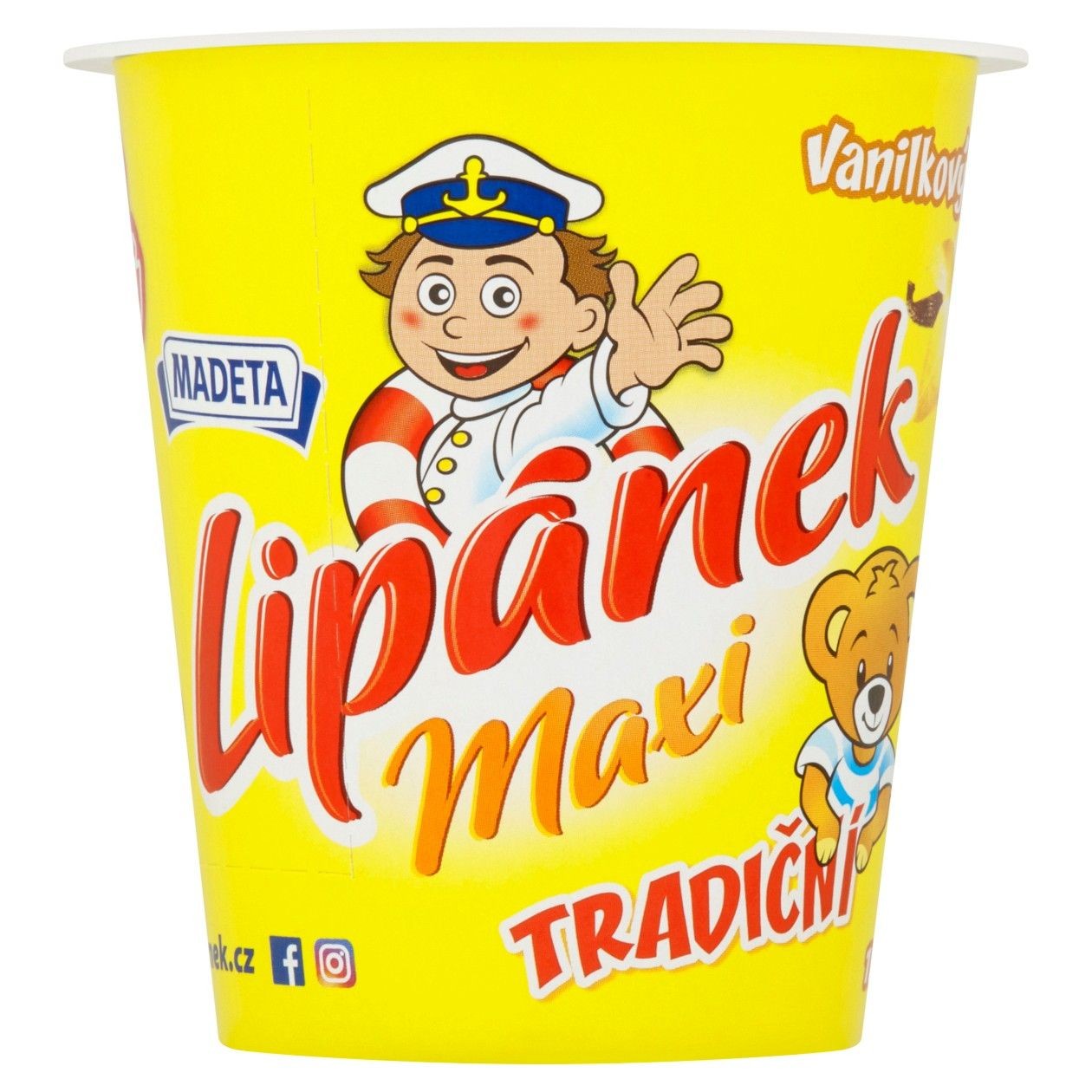 Madeta Lipánek Tradiční Maxi Vanilkový 130g