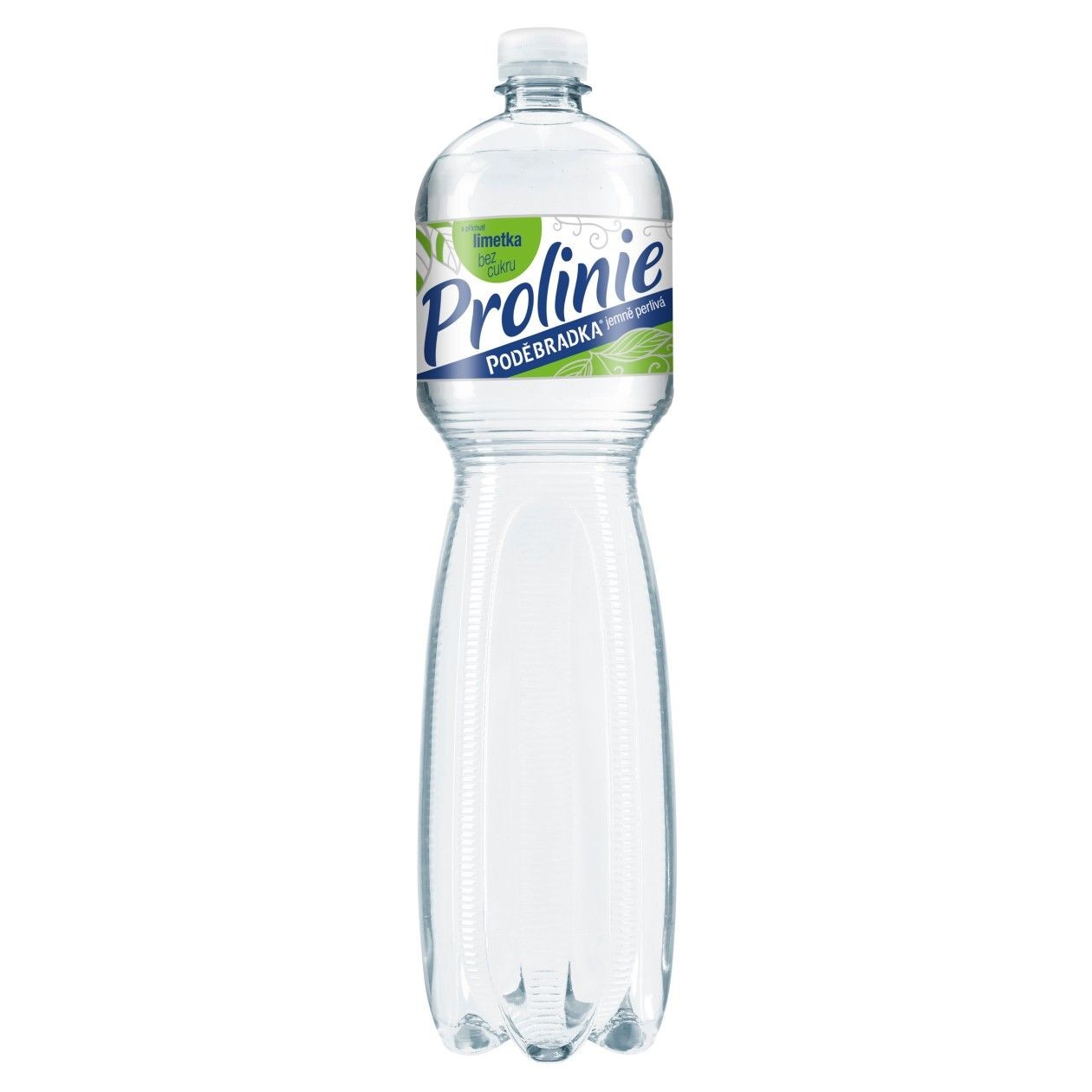 Poděbradka Prolinie Jemně Perlivá Limetka 1,5L