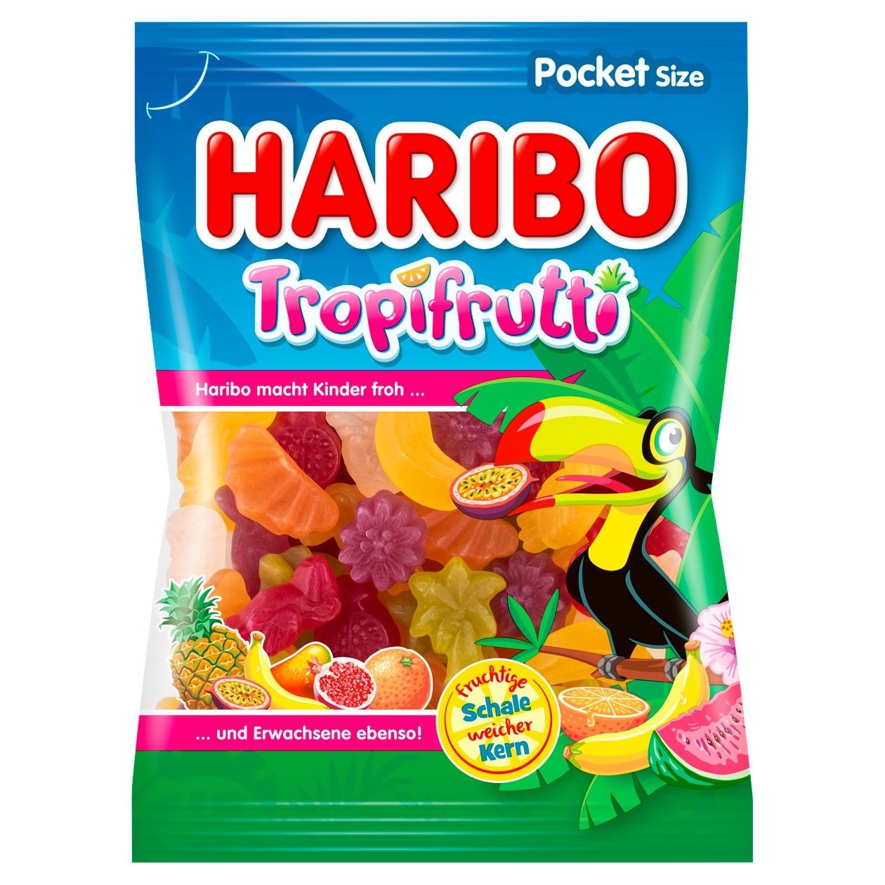 Haribo Tropifrutti Želé S Ovocnými Příchutěmi 100g