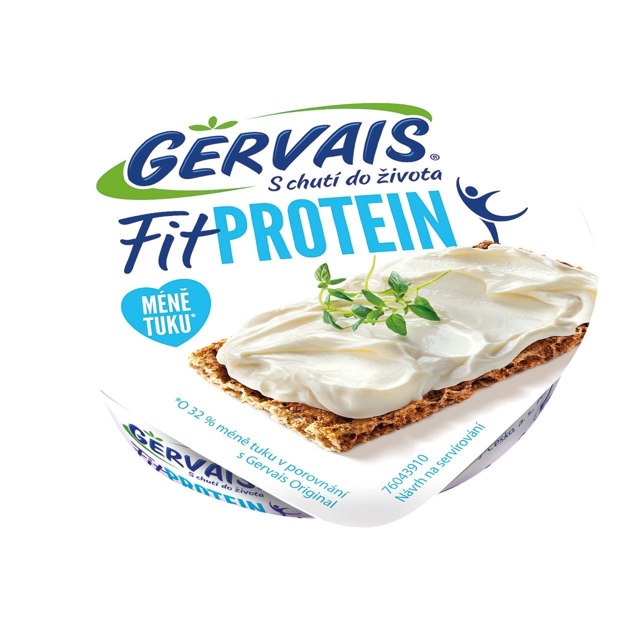 Gervais Fit Protein Čerstvý Tvarohový Sýr 80g
