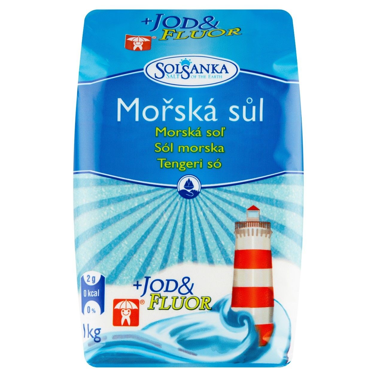 Solsanka Mořská Sůl + Jod & Fluor 1Kg