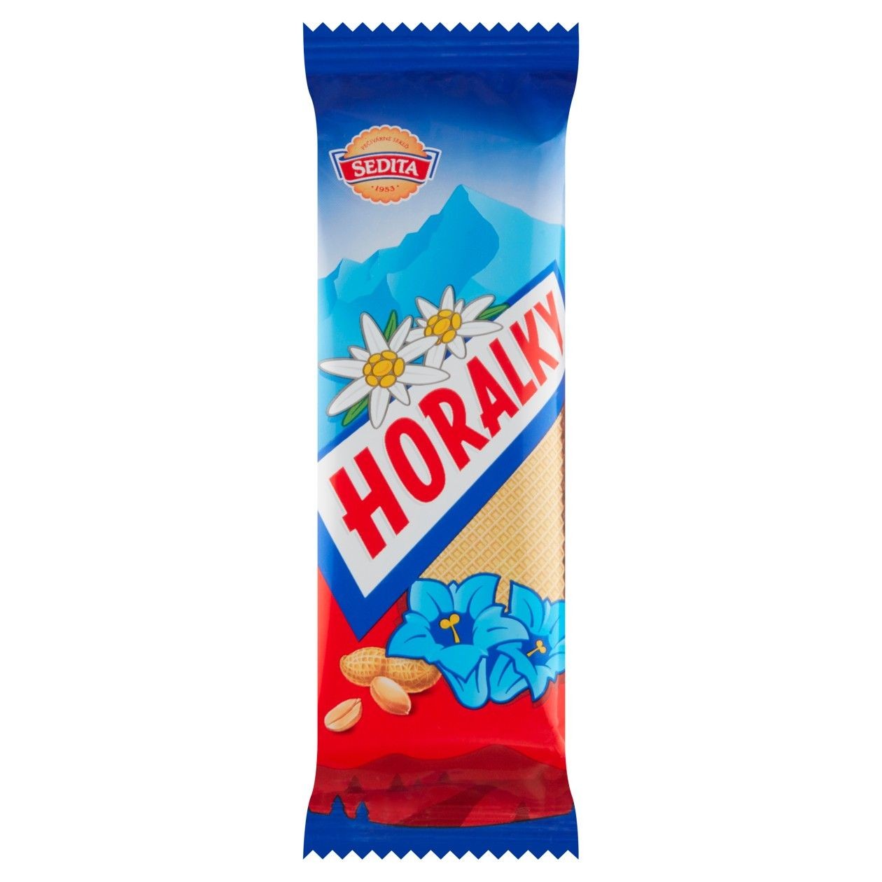 Sedita Horalky Oplatky S Arašídovou Krémovou Náplní V Kakaové Polevě 50g