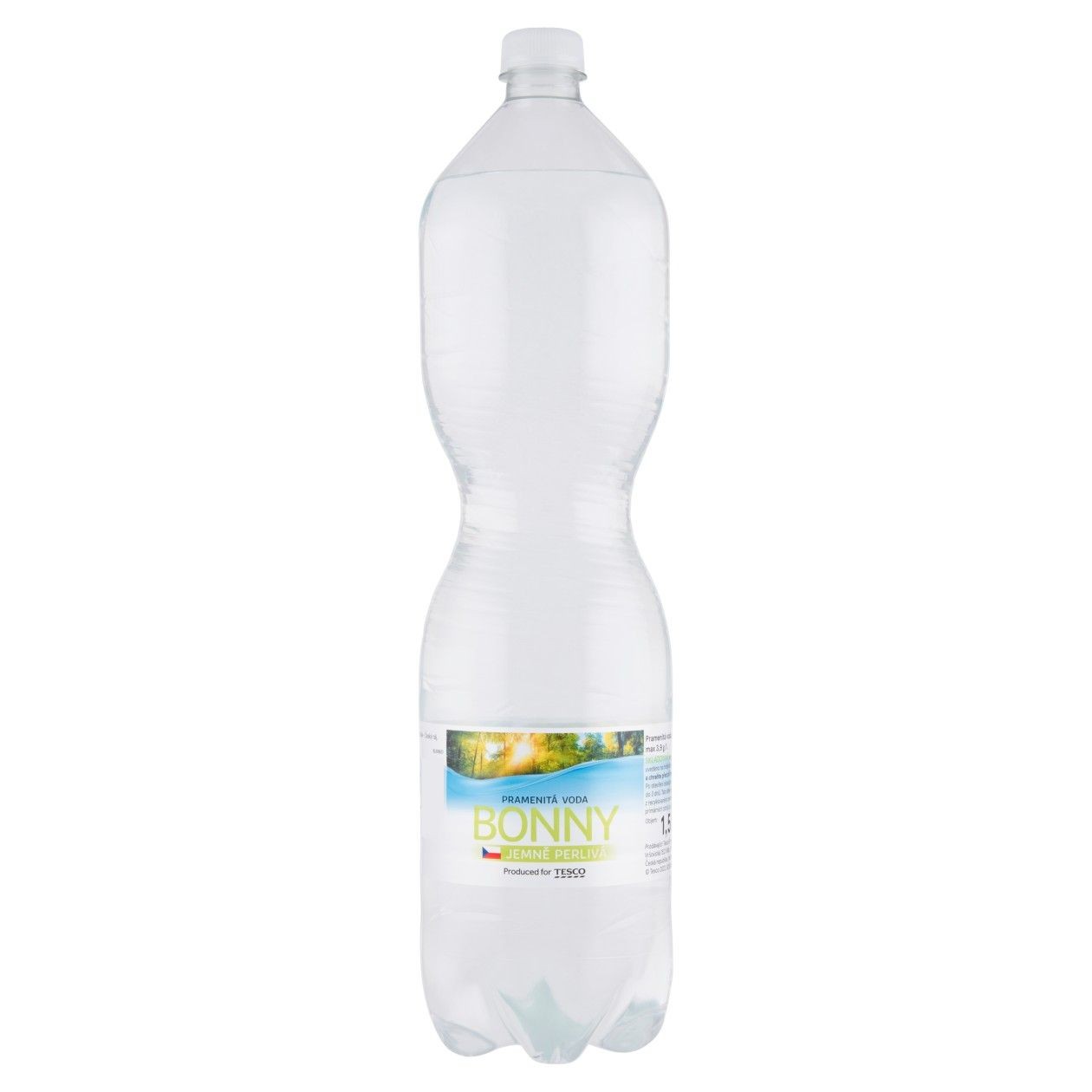 Tesco Aqua Bella Pramenitá Voda Jemně Perlivá 1,5L