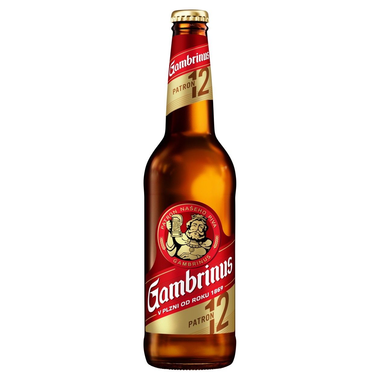 Gambrinus Patron 12 Pivo Ležák Světlý 0,5L