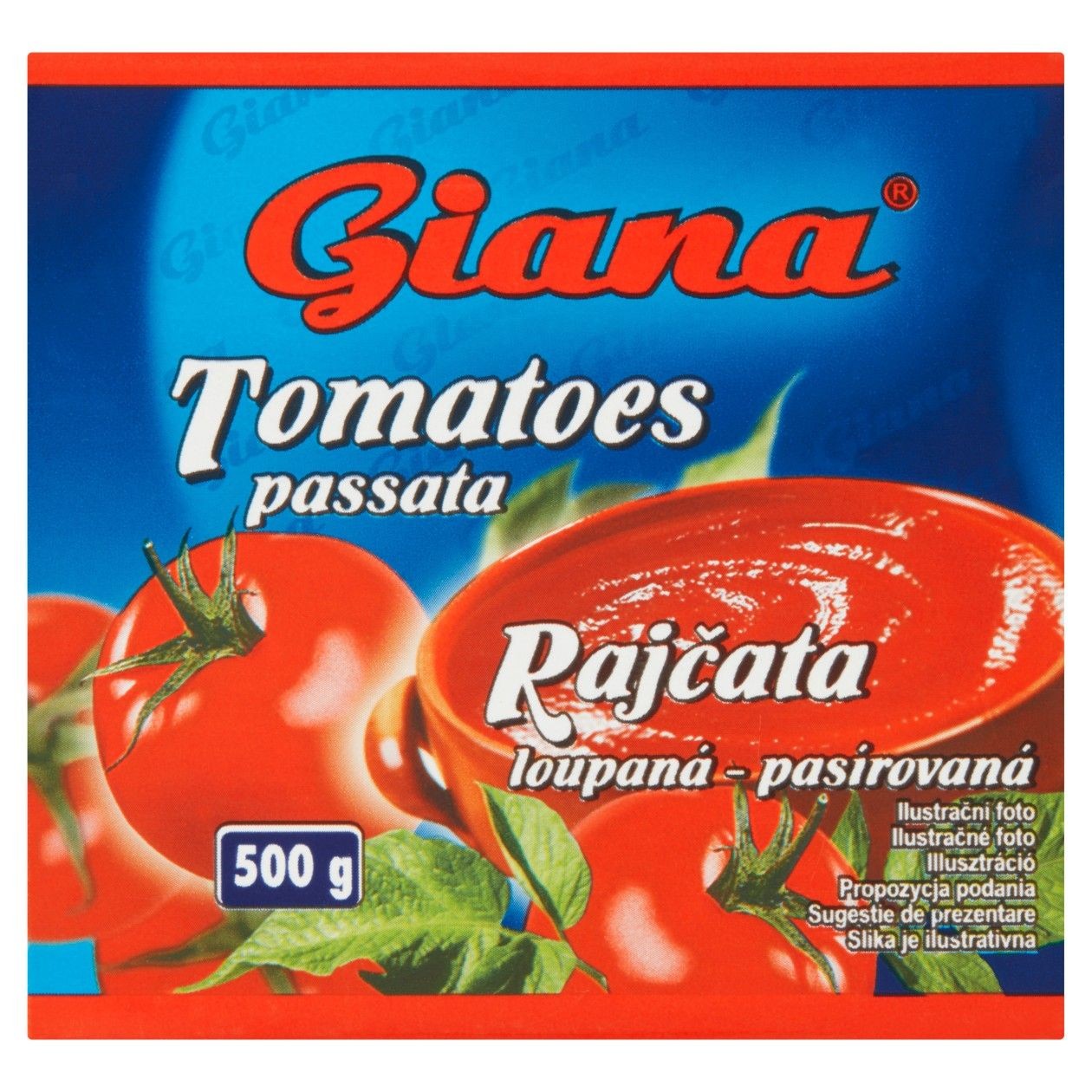 Giana Rajčata Loupaná Pasírovaná 500g