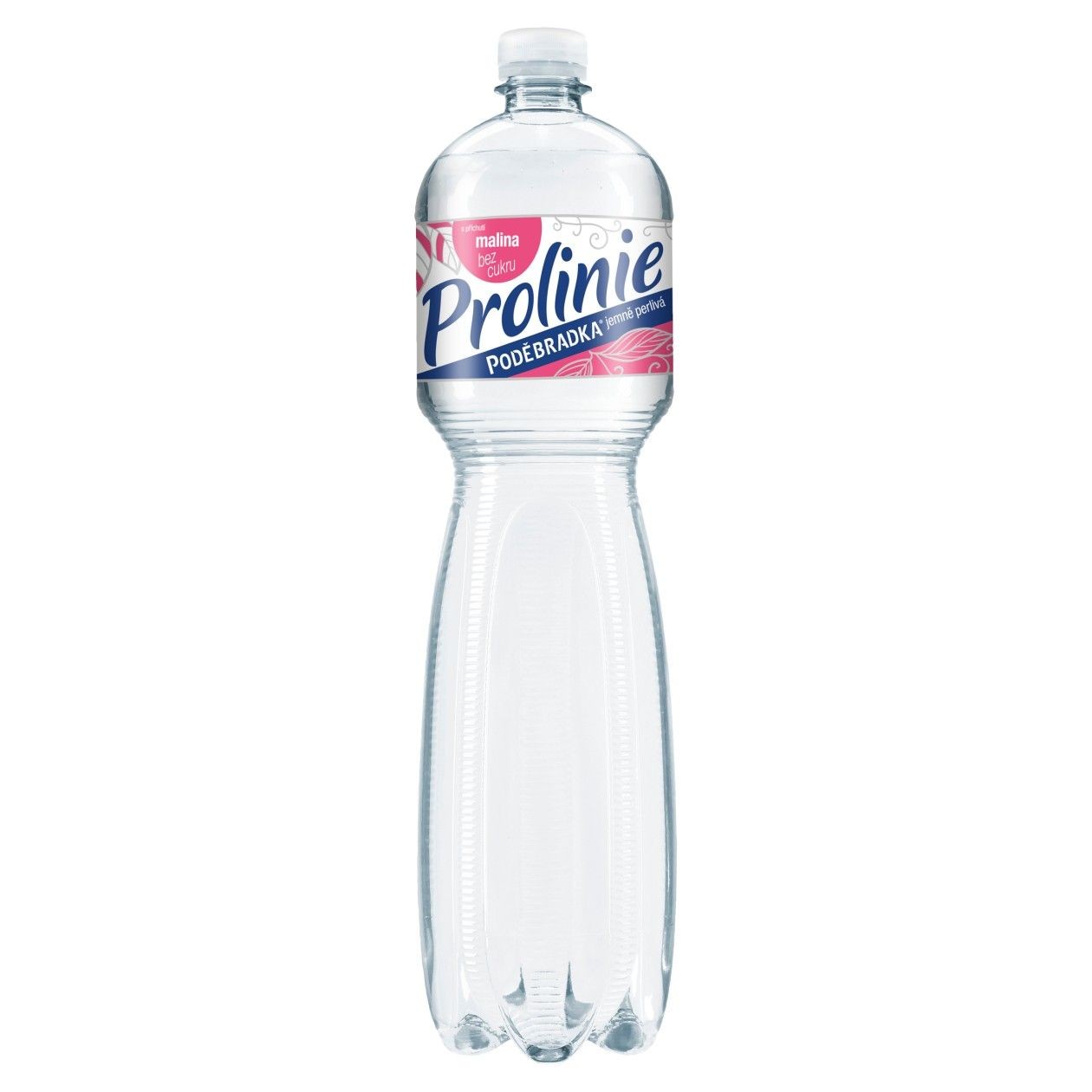 Poděbradka Prolinie Jemně Perlivá Malina 1,5L