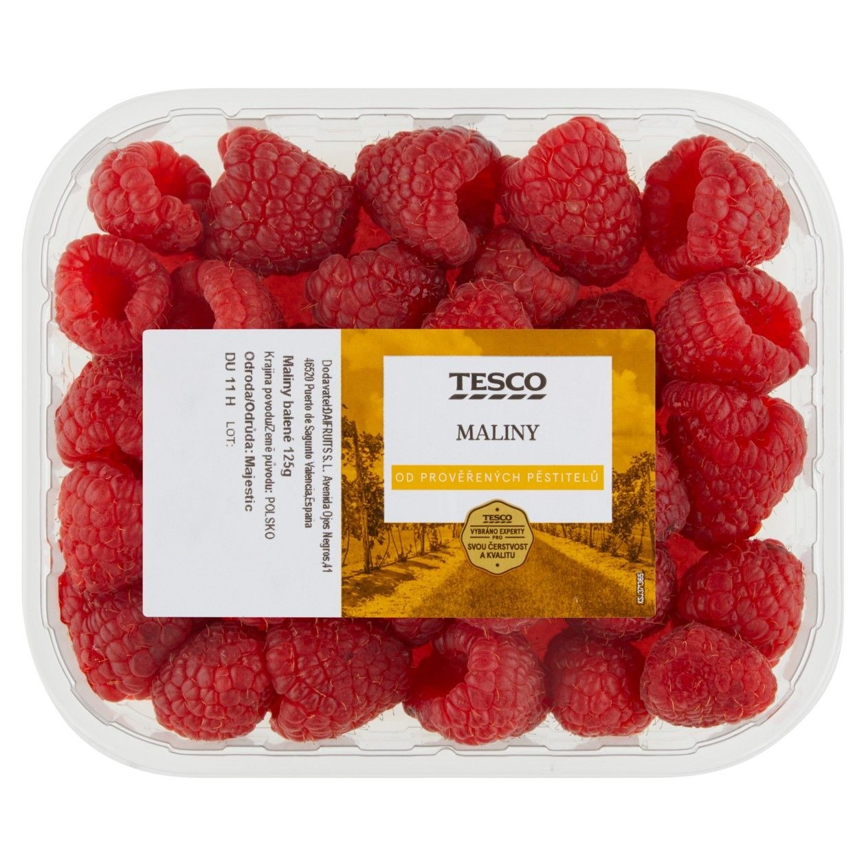 Tesco Maliny 125g