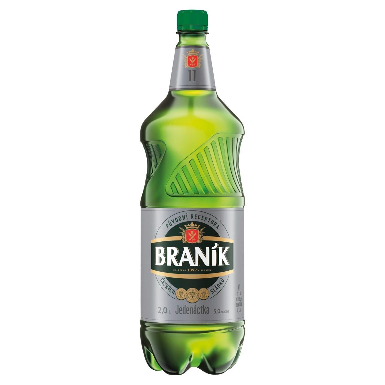 Braník Jedenáctka Pivo Ležák Světlý 2,0L