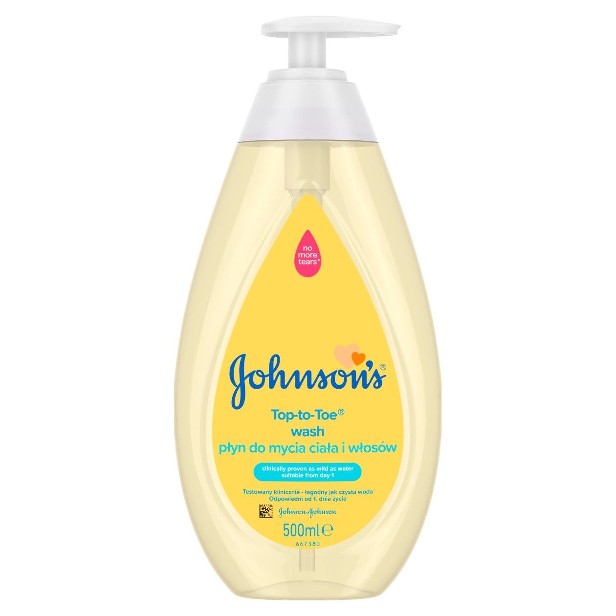 Johnson'S Mycí gel Pro Tělo A Vlásky 500Ml