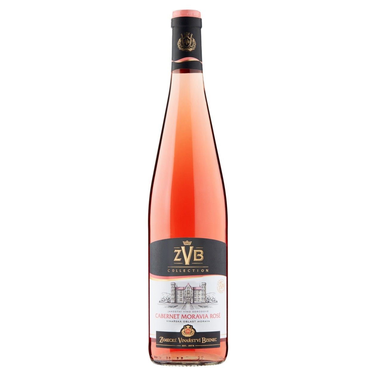 Zámecké Vinařství Bzenec Collection Cabernet Moravia Rosé Víno Polosuché Růžové 0,75L