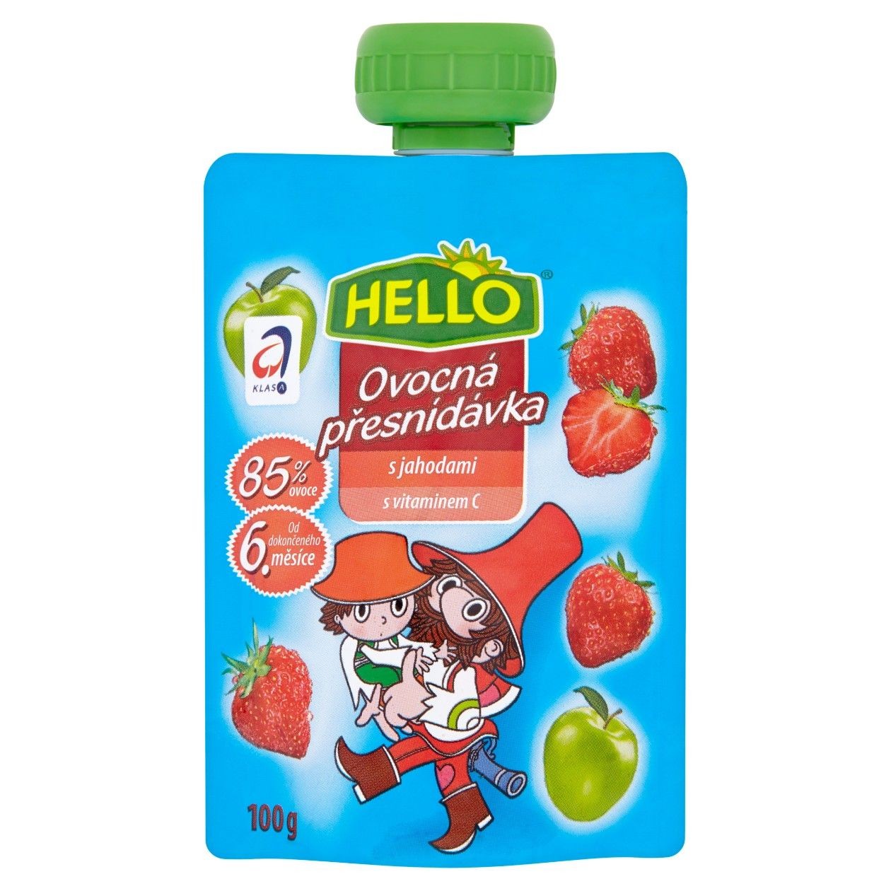 Hello Ovocná Přesnídávka S Jahodami 100g