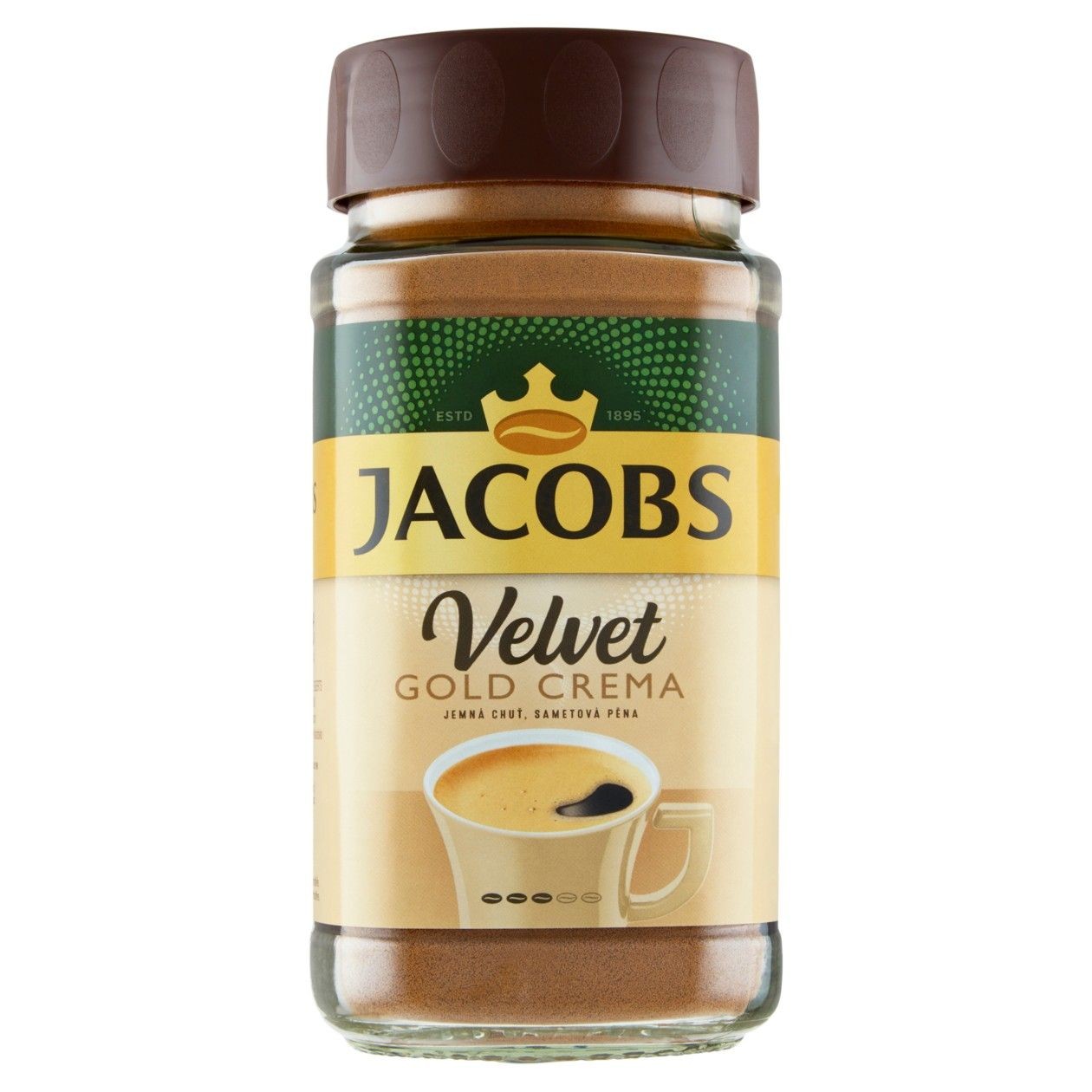 Jacobs Velvet gold Crema Rozpustná Káva 180g