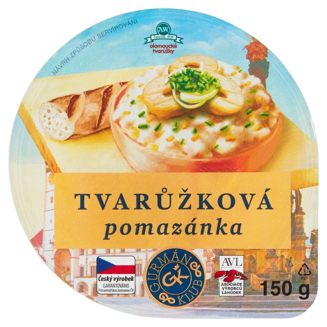 Gurmán Klub Tvarůžková Pomazánka 150g