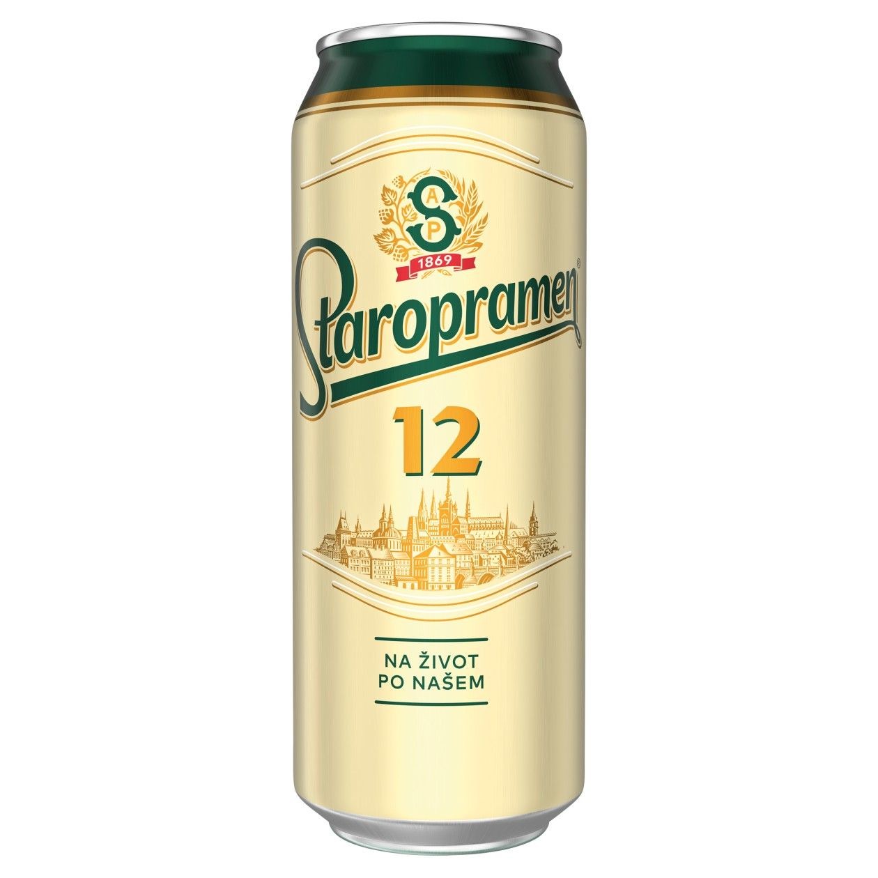 Staropramen 12 Pivo Ležák Světlý 0,5L