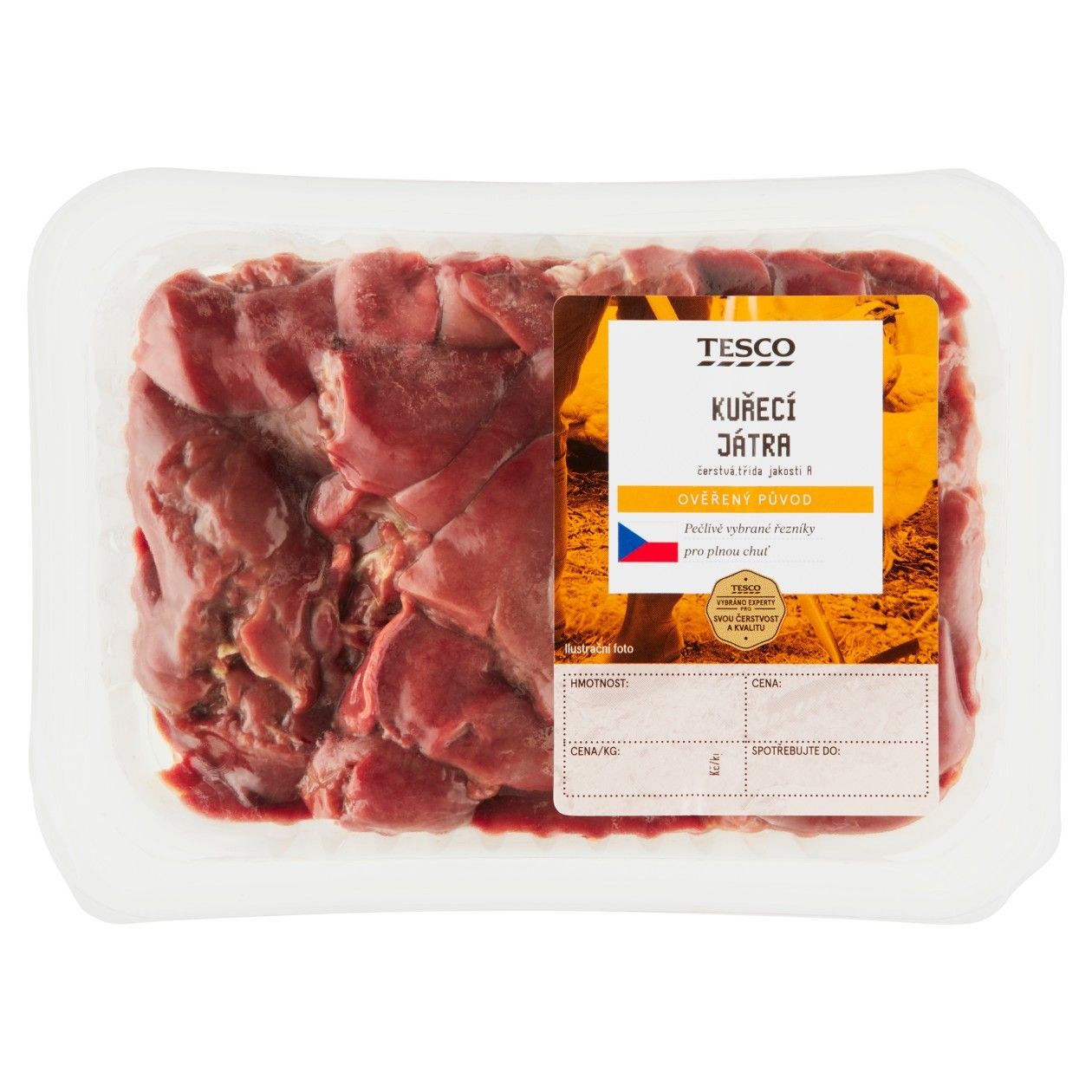 Tesco Kuřecí Játra, 500g