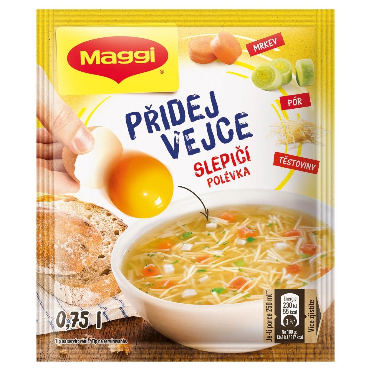 Maggi Přidej Vejce Slepičí Polévka Sáček 32g