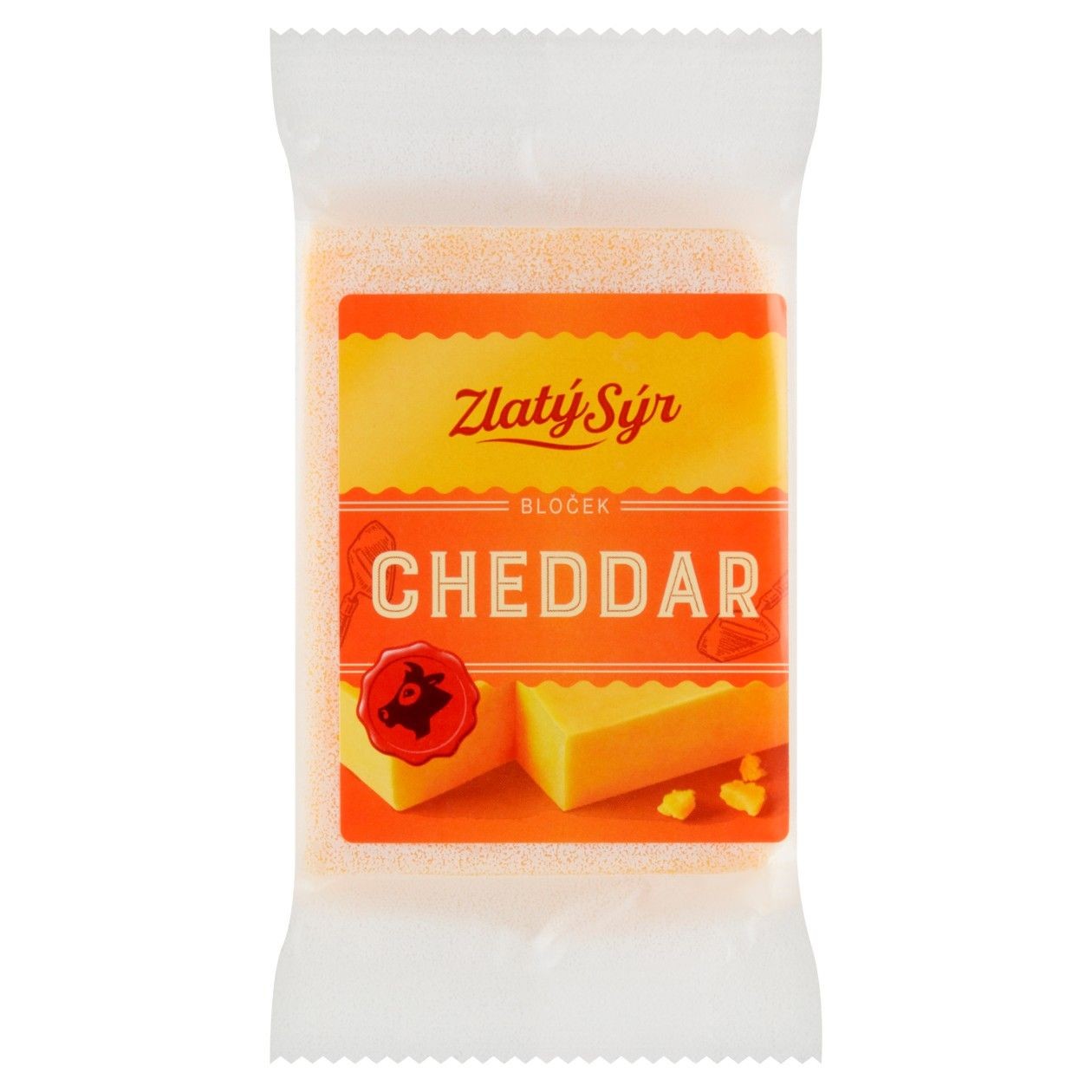Zlatý Sýr Cheddar Bloček 200g