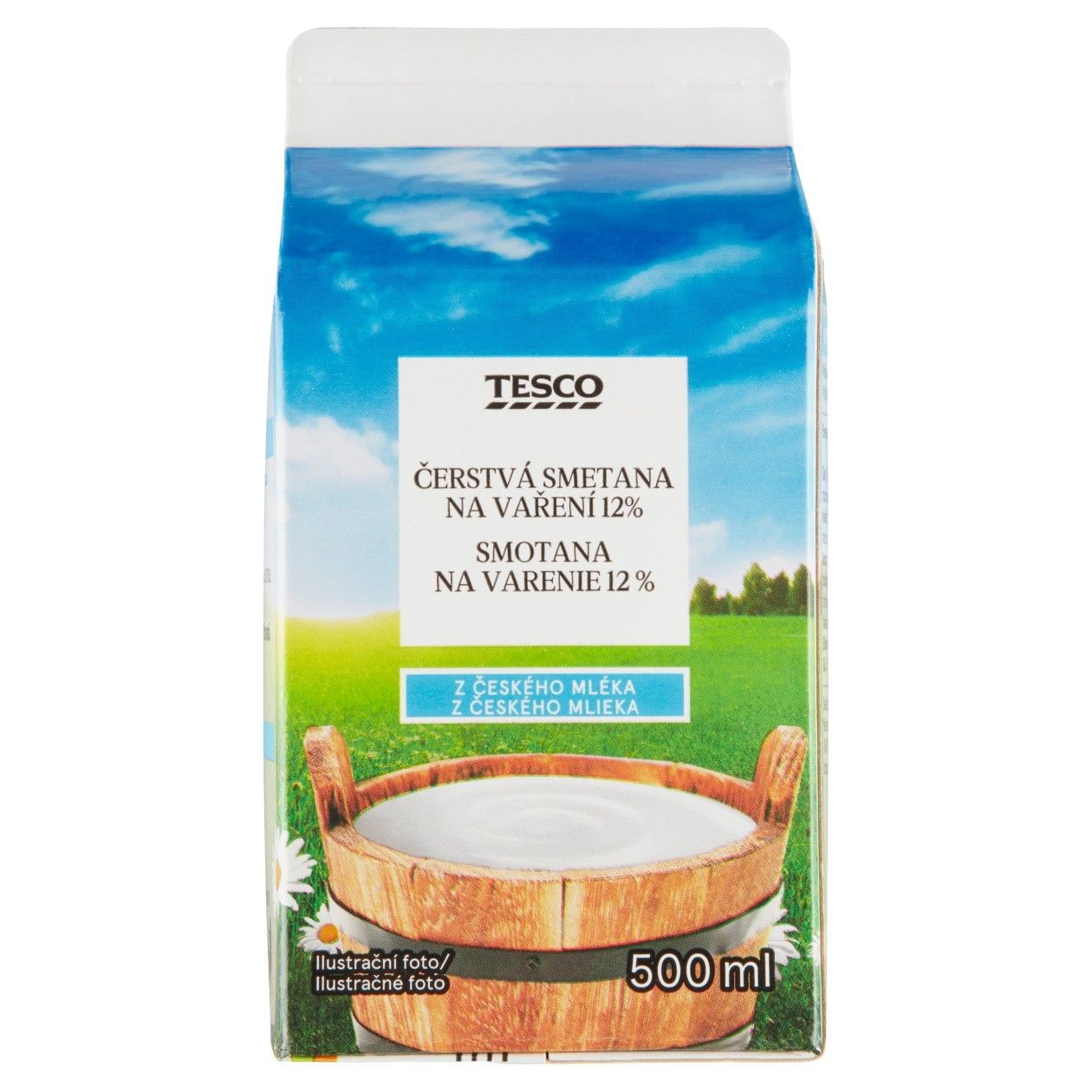Tesco Čerstvá Smetana Na Vaření 12% 500Ml