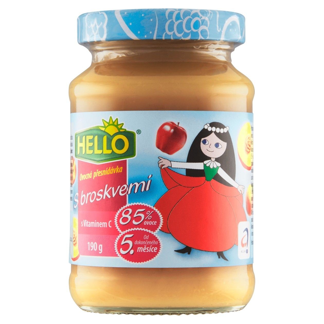 Hello Ovocná Přesnídávka S Broskvemi 190g