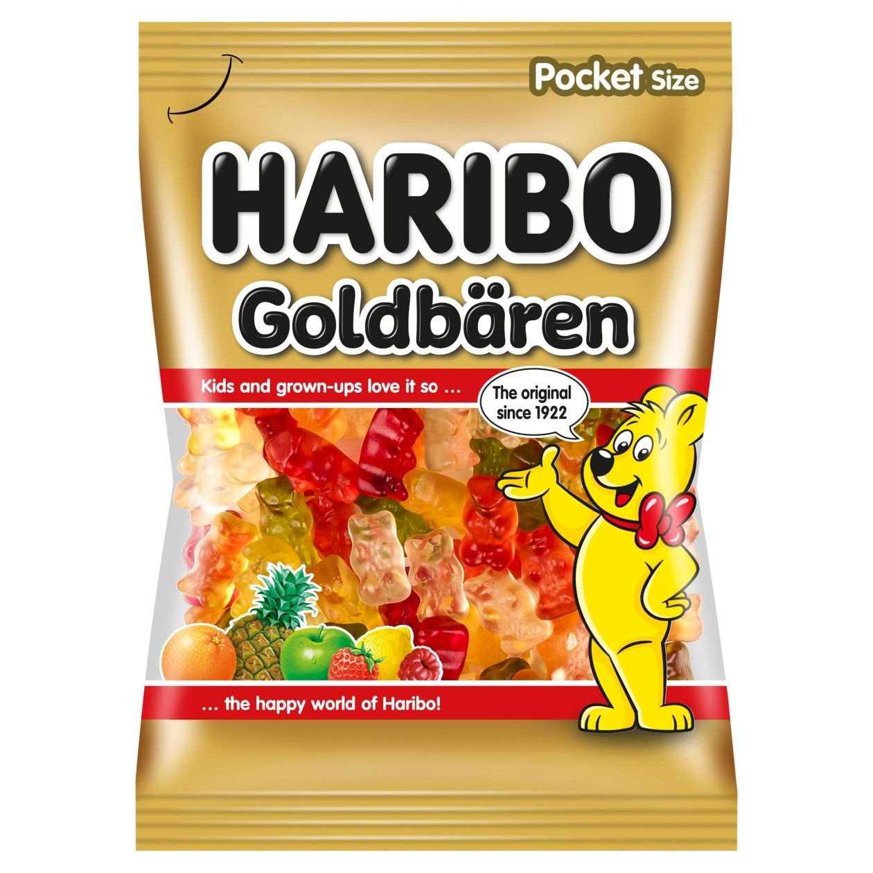 Haribo goldbären želé medvídci s ovocnými příchutěmi 100g