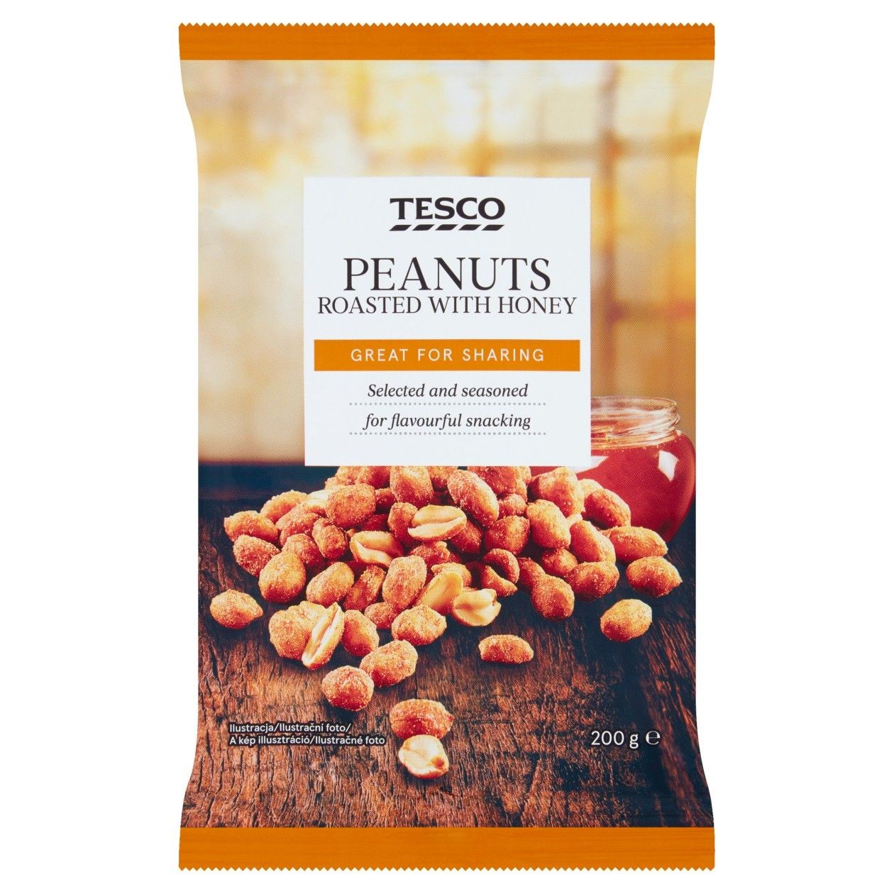 Tesco Arašídy Loupané Pražené S Medem 200g