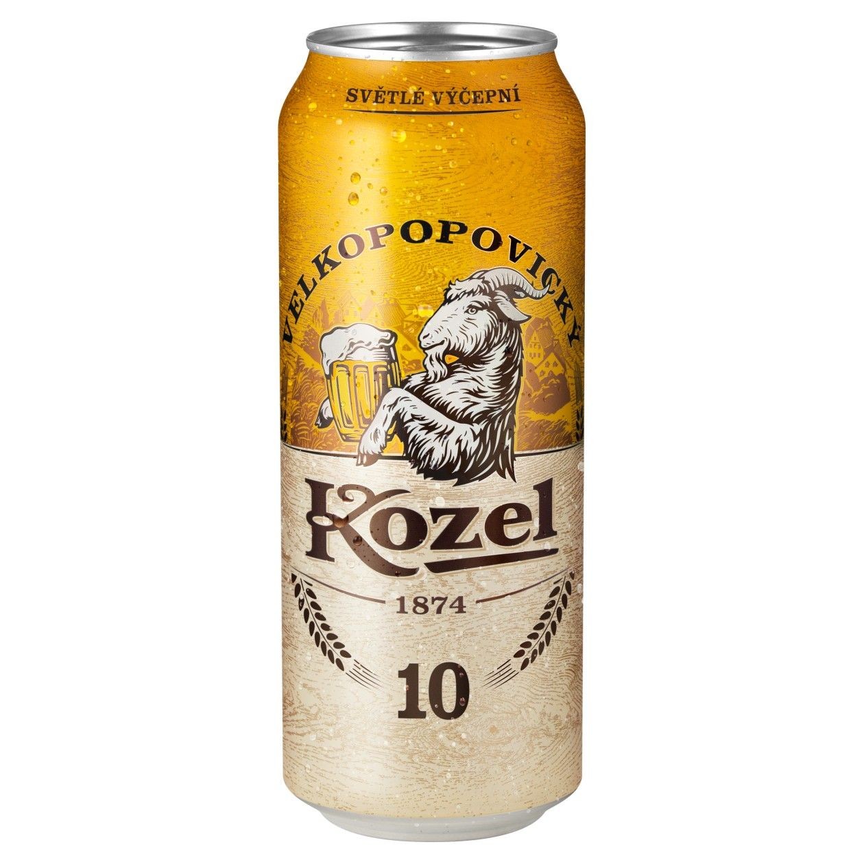 Velkopopovický Kozel Světlý 10 Pivo Výčepní 500Ml