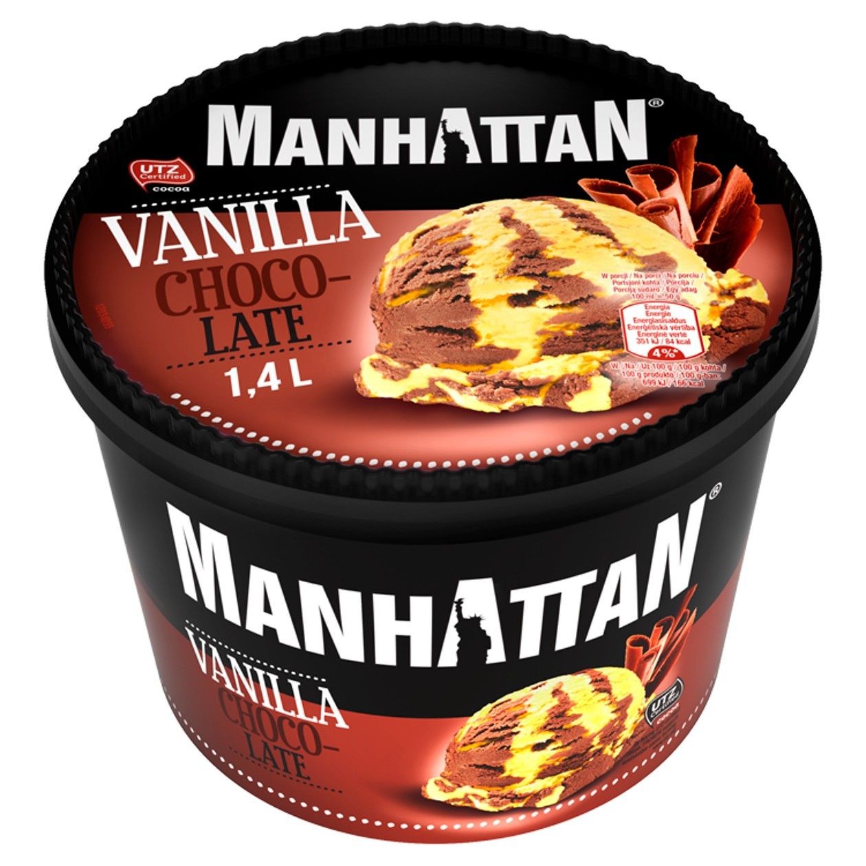 Manhattan Vanilla Chocolate 1400Ml