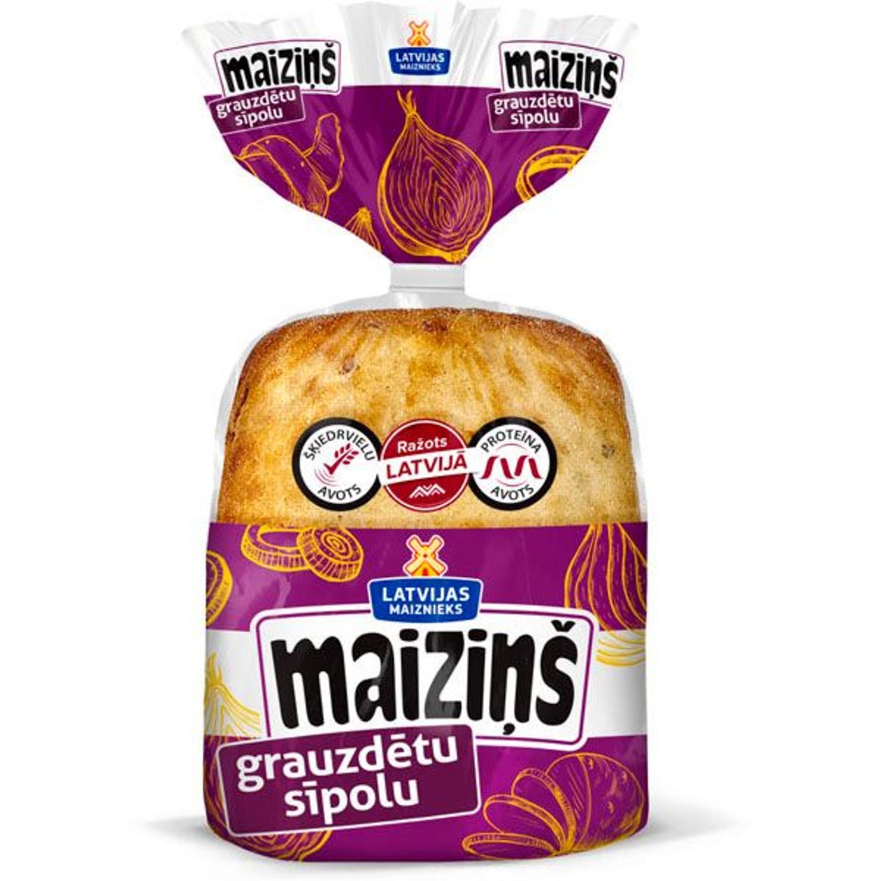 Maizītes MAIZIŅŠ ar sīpoliem 240g LM