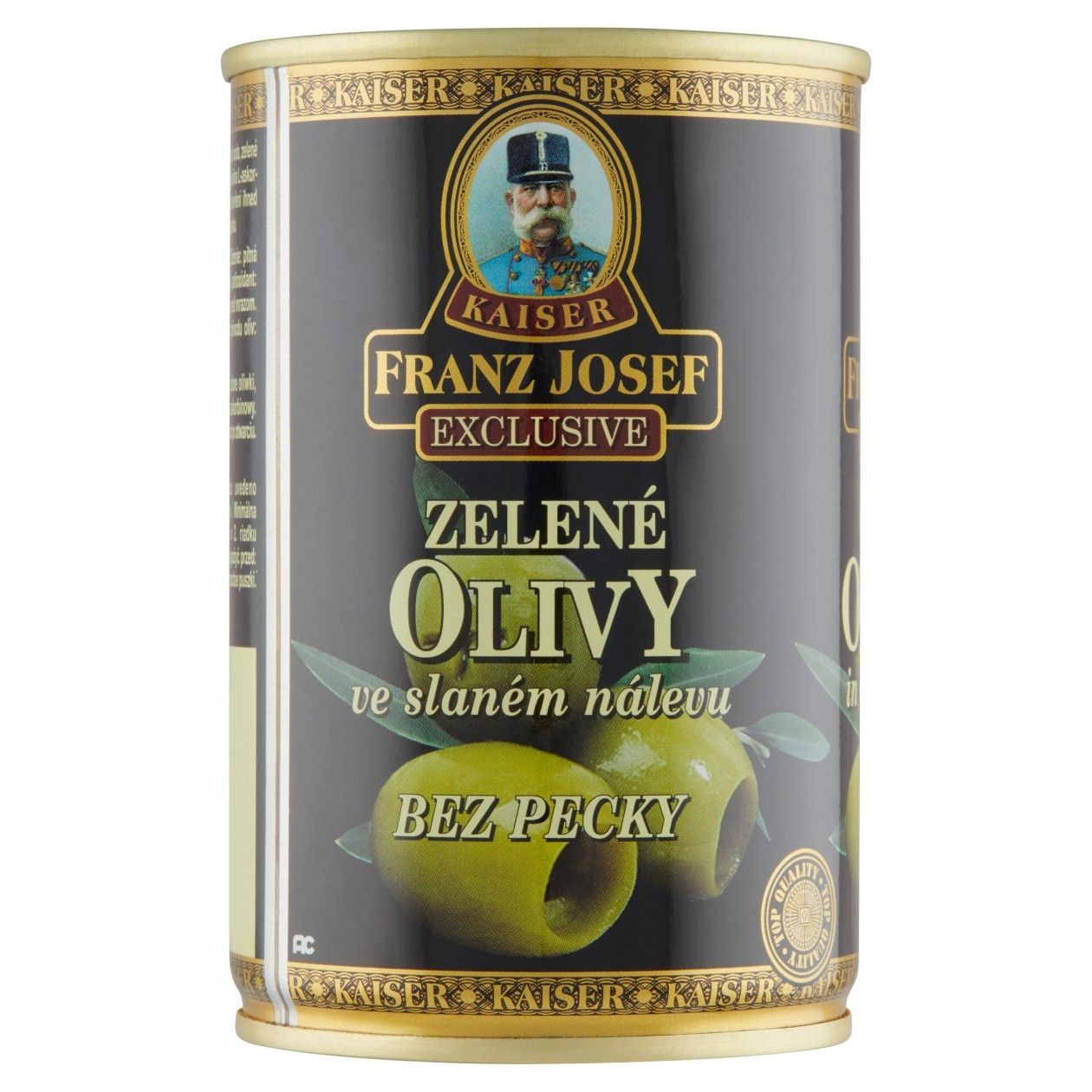 Franz Josef Kaiser Exclusive Zelené Olivy Ve Slaném Nálevu Bez Pecky 300g