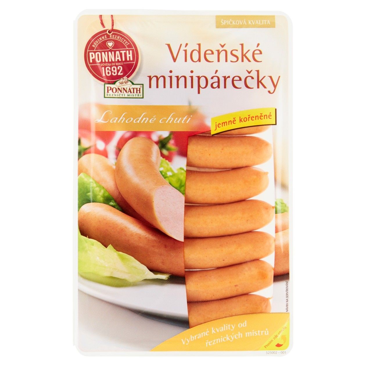 Ponnath Řezničtí Mistři Viennese Mini Sausages 200g