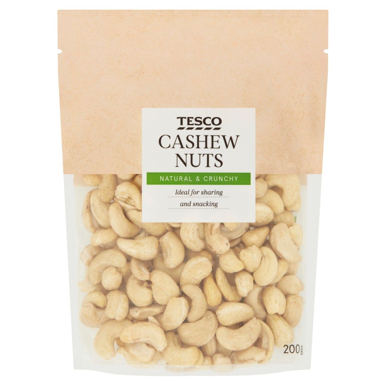 Tesco Kešu Ořechy Jádra Nepražená 200g