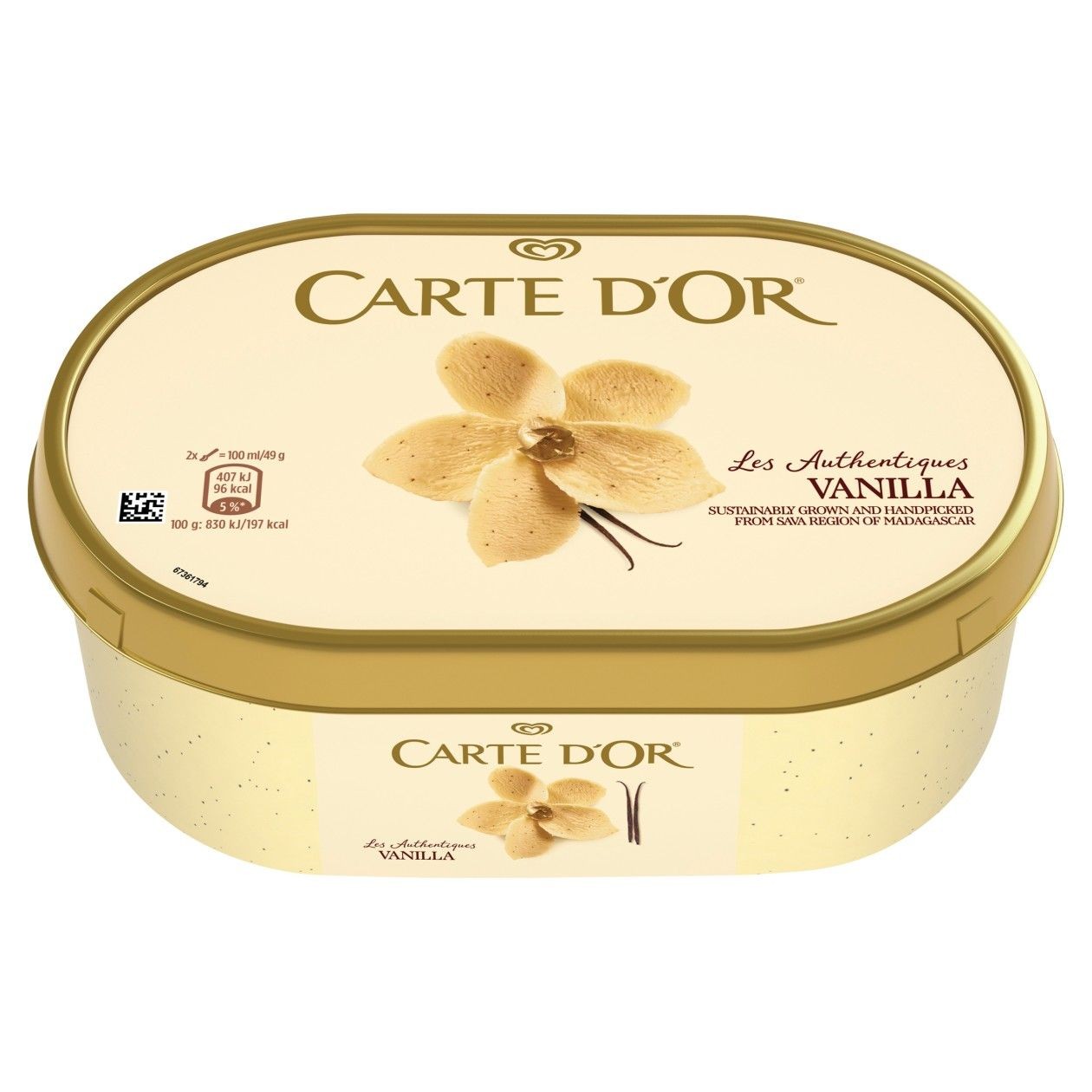 Carte D'Or Vanilla Vanilková Zmrzlina 1000Ml