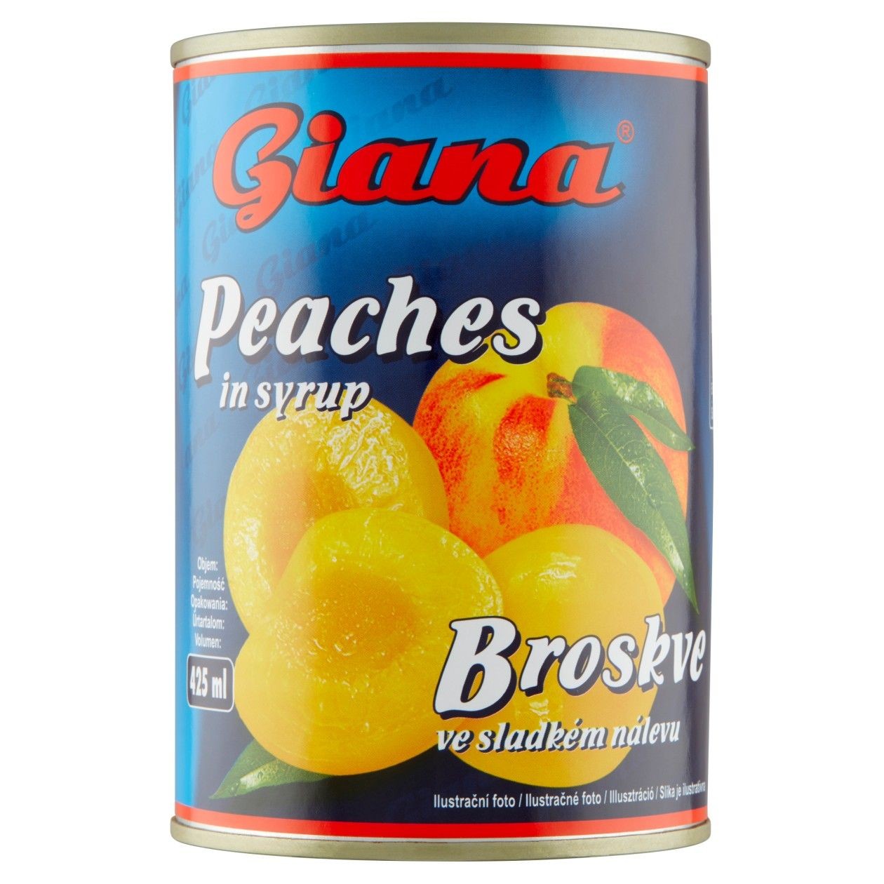 Giana Broskve Ve Sladkém Nálevu 410g