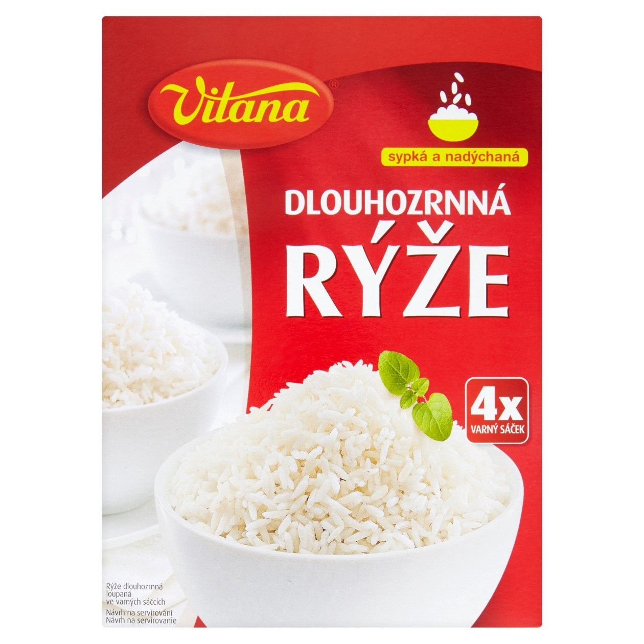 Vitana Rýže Dlouhozrnná 4 X 100g