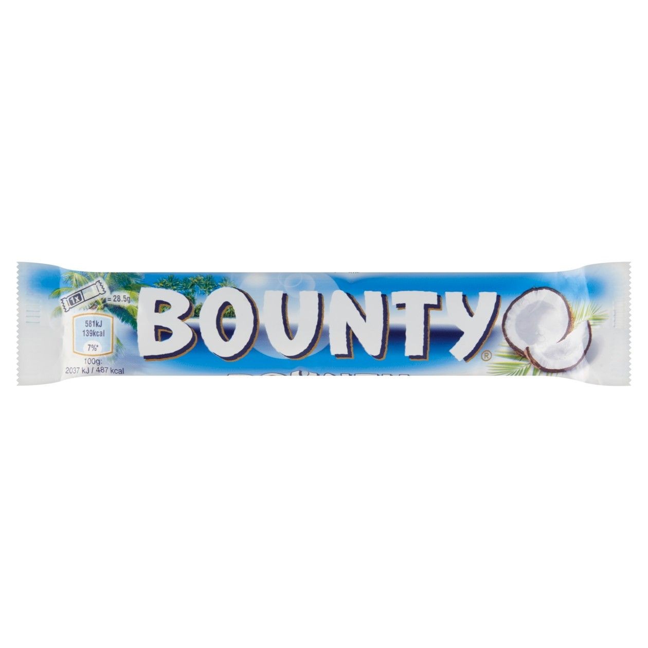 Bounty mléčná čokoláda plněná kokosem 2 x 28,5g (57g)