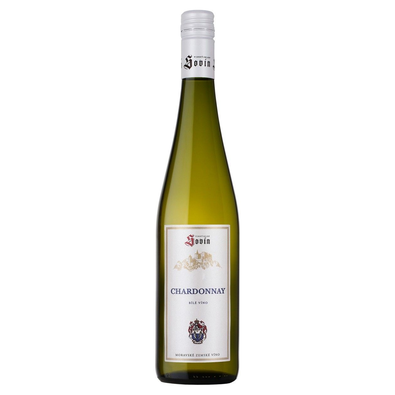 Sovín Chardonnay zemské víno bílé 0,75l