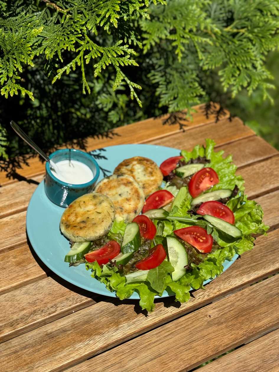 Syrniki with Bryndza