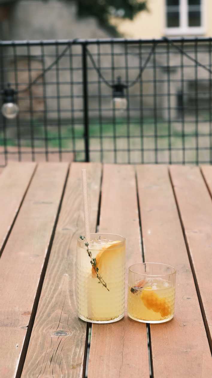 Orange highball