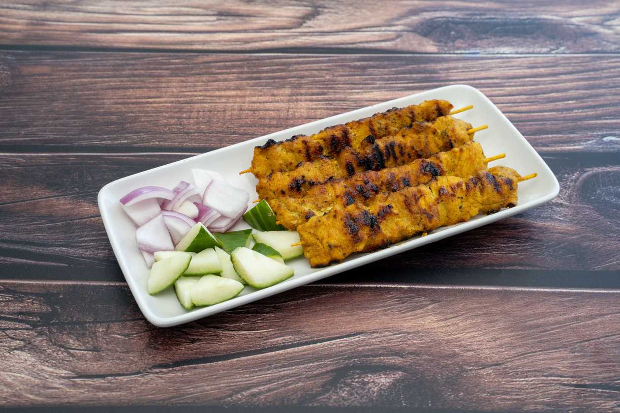 Chicken Skewers with Satay Sauce