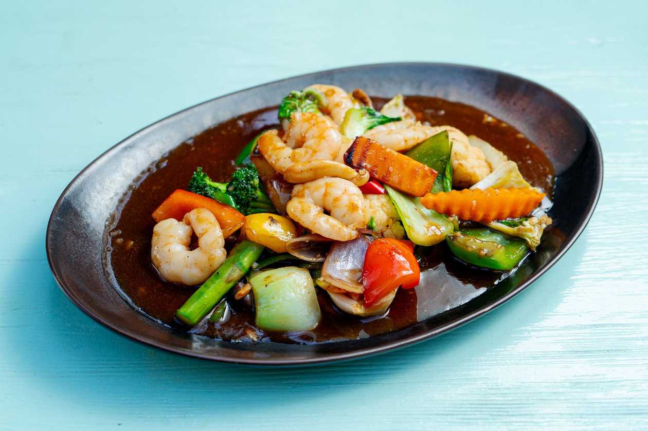 Chilli Tiger Prawns