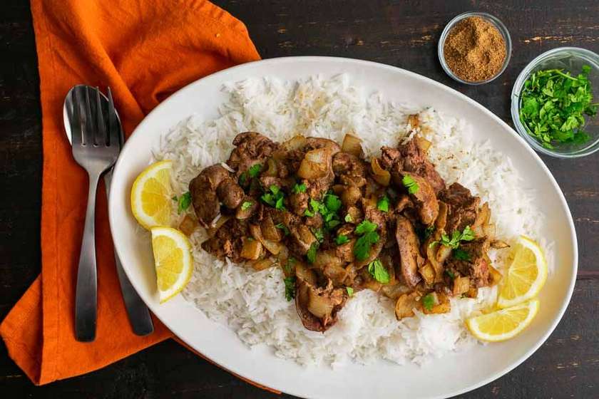 Rice with Liver