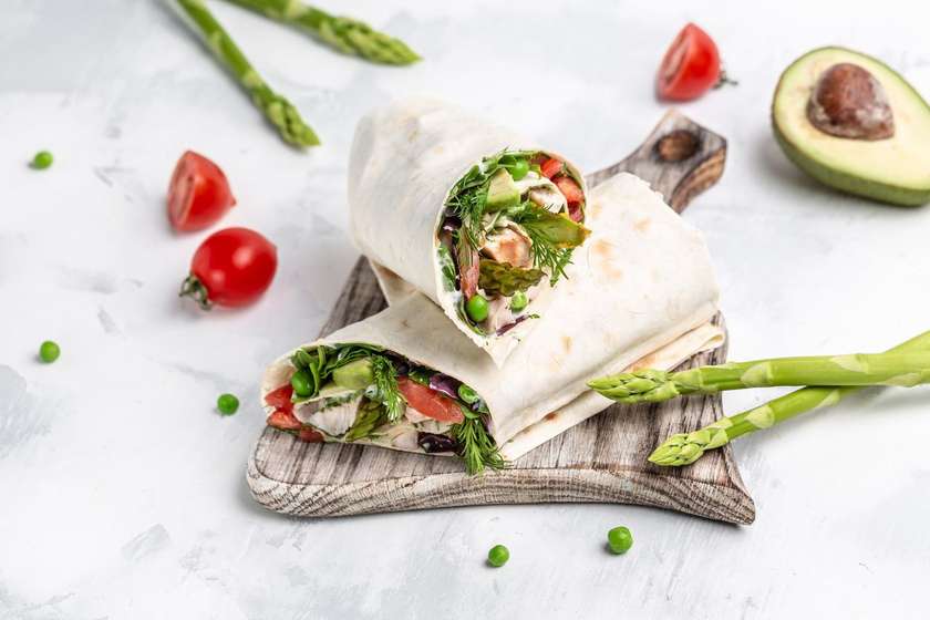 Vegetarian dürüm