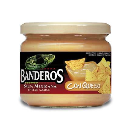 Banderos Salsa Mexicana Con Queso 300g